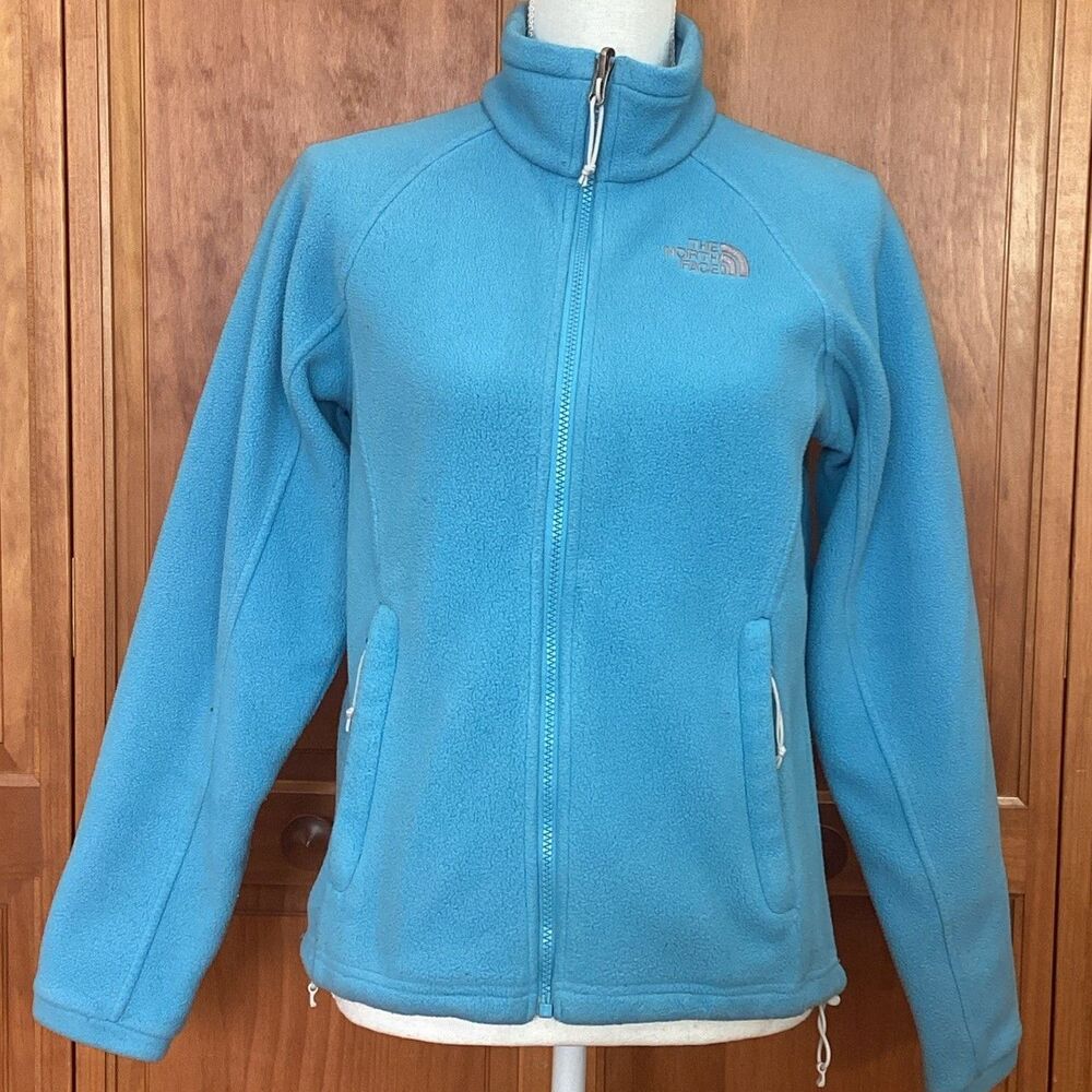 The North Face Blue Fleece Jacket Womens Small Soft Preowned.